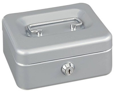 ALCO-Albert 840-36 Geldkassette, 152 x 119 x 76 mm, silber