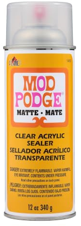 Mod Podge - 1469 Clear Acrylic Sealer, 12 ounce, Matte