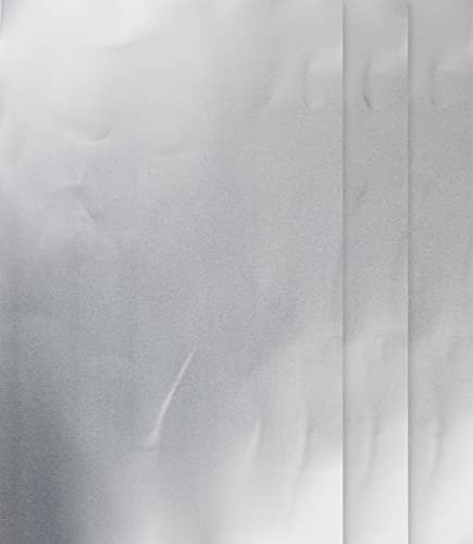 folia Prägefolie 3 Stück Metallfolie 18.5 x 29.0 cm Aluminium Ganzjährig geeignet 3 Stk. Silber/Silber