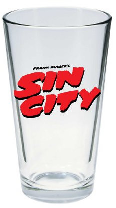 Sin City Logo Bierglas