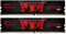 Kit Barrettes mémoire 16Go (2x8Go) DIMM DDR4 G.Skill Aegis PC4-19200 (2400 MHz) (Noir et Rouge)