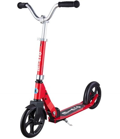 MICRO Cruiser Scooter zum cruisen Kinderscooter ab 10 Jahren Farbe rot