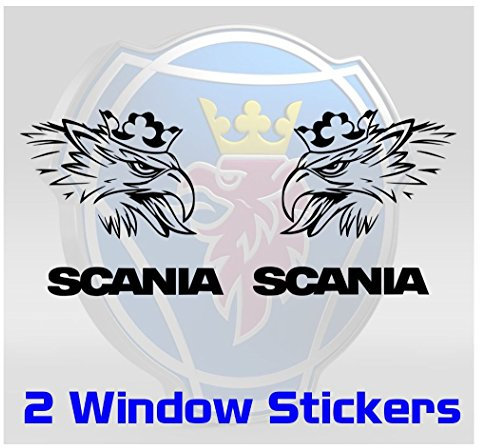 Scania Fensteraufkleber - LKW Scheibe Glas Windschutzscheibe Fahrerhaus Griffin
