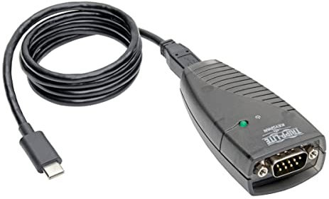 Tripp Lite USA-19HS-C USB-C (Type-C) vers Série (DB9) – Keyspan, High Speed, Detachable, USB 3.1, M/M