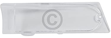 Bauknecht,Whirlpool,IKEA,Ikea,Ignis,Philips 482000009361 ORIGINAL Lampenabdeckung Lampenglasblende Lichthaube links 163x37mm Dunstabzugshaube auch Indesit Ariston Hotpoint Scholtès C00316877