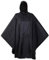 USGI Industries Military Style Poncho Multi Use Rip Stop Camouflage Regen Poncho, Schwarz (Jet Black), Einheitsgröße