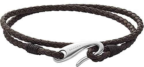 Skagen Herren-Edelstahlarmband HULSTEN, Höhe: 6 mm, Länge: 190 mm, Breite: 3 mm, mit Hakenverschluss