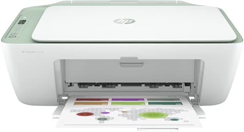 HP DeskJet 2722e - A4 All-in-One Instant Ink Color Ink Cartridge Printer. Print/Scan/Copy. WiFi. Apple Airprint™ and Mopria™. White and Mint Color
