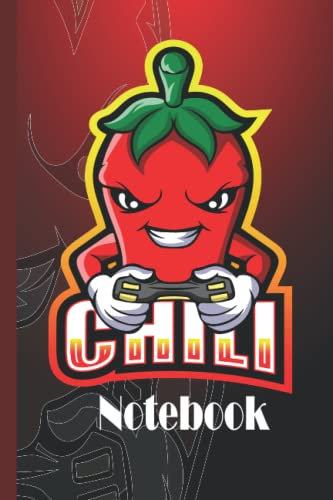 Chili Notebook: Chili Notebook Wide Ruled,Lined Paper Notebook for School, Students,Gift for Kids, Boys, Girls, Teens,Chili notebooks,Chili lover