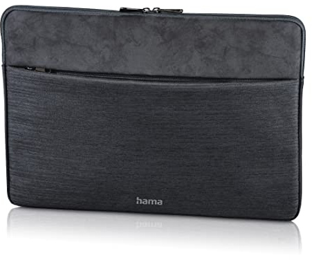 Hama Tasche für Tablet und Notebook bis 13.3 Zoll (Tablettasche, Laptoptasche für Notebook, Tablet, iPad, iPad Pro, MacBook, Surface bis 13,3 Zoll, Hülle, Case, Laptophülle, Sleeve) grau