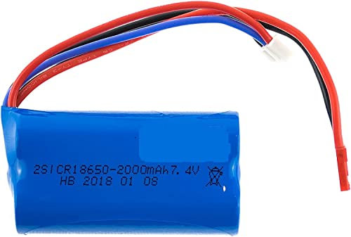 Li-ion Battery 7.4 Volt 2000 mAh Huina RC Models 1592 1573 1577 1561 1562 1593