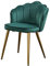 KAWOLA Esszimmer Stuhl Sally - Moderne Esszimmermöbel, Schreibtisch und Schminktisch Stuhl, Velvet Gepolstert Mit Gold Fuß
