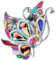BAMAY Broches Papillon Floral en émail Alliage de Zinc Papillon Monarque Cadeaux pour Femme Fille Foulard Epingle à Revers Charms (Multicolore 145)