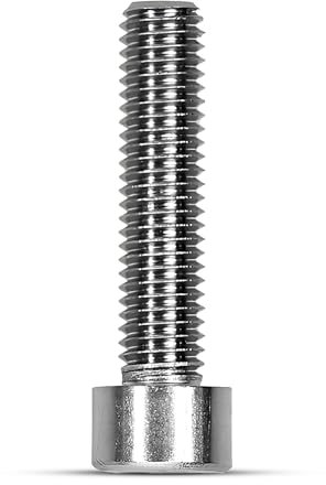 Offgridtec M8 x 35mm Innensechskant-Schrauben mit Zylinderkopf, 304 Edelstahl (A2), Vollgewinde für sichere Befestigung, Hochfest & Korrosionsbeständig, DIN 912 Standard (100 Stück, Silber)