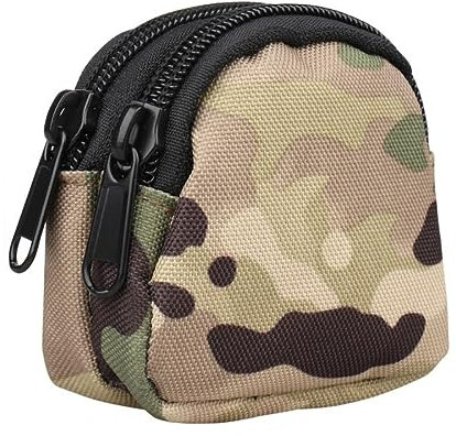 ACEXIER Taktische Molle-Beutel, Hüfttasche, Mini-Geldbörse, Schlüssel, Geldbörse, Jagd, Camping, Wandern, Outdoor-Aufbewahrungstasche (CP)