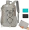 HOMTOL Ultraleicht Faltbar Leicht Rucksack: 20L Klein Packable Fahrradrucksack Wanderrucksack Tagesrucksack Trekkingrucksack Outdoor Sportlich Backpack Travel Daypack für Herren Damen