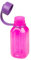 URBNLIVING Reusable Water Drinking Sports Bottle Container Flask with Leakproof Lid (Pink with Purple Lid, 500 ml)