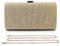 Pahajim Clutch Bags for Women Glitter Evening Bag Sparkly Handbags Bridal Shoulder Bags Ladies Sequin Chain Crossbody Bag for Wedding, Party, Date, Prom (Gold)