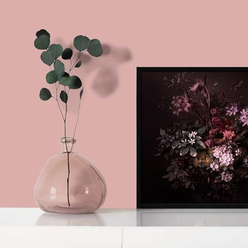 K&L Wall Art Pintura para pared de interior de color rosa mate sedoso, protección de pared moderna, 2,5 litros