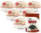 CJ Instant Cooked White Rice 210g (6packs) & Kwangcheon Kimnori Korean Crispy Barbecue Flavour Seaweed Rice Topping Bundle Set 40g