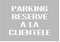 Pochoir Parking réservé à la clientèle, Pochoir de signalisation, Marquage au sol, Signalisation au sol, Pochoir de balisage, Pochoir PVC pour marquage au sol