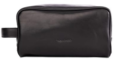 Gentleman's Kulturtasche (Black) – Ideale Aufbewahrung für Ihre Accessoires – Premium Kosmetiktasche für ihre Reise – Elegant & Handgefertigt