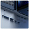 Soonjet Staubschutzstöpsel-Set für MacBook Air 13,6/15 Zoll M3 M2, MacBook Pro 14/16 Zoll M3 M2 M1 Pro/Max, MacBook Pro/Air 13 Zoll 2016–2022, Zubehör Silikon-Anti-Schmutz-Abdeckung, Mitternacht,