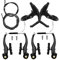 YWKJDDM Fahrrad Bremsen Set, Fahrrad V Bremse, Aluminium Fahrrad Bremsen Set Vorne Hinten V Brake V Typ Fahrradbremsen für MTB Mountain Rennrad Faltrad Hybridfahrrad