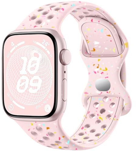 CeMiKa Sport Silikonarmband Kompatibel mit Apple Watch Armband Damen Herren