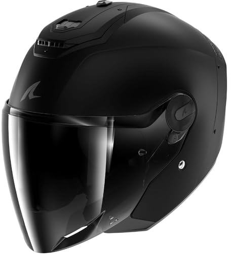 SHARK, Jet Motorradhelm RS JET CARBON DARK SHADOW Mat Carbon DMA, XL