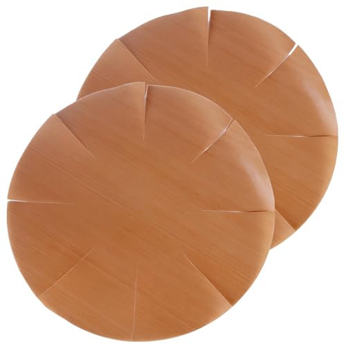 2 Stück Backpapier Wiederverwendbar,Cosswe Dauerbackfolie Springform Wasserdicht und Öl, Nicht Klebrig Antihaftbeschichtete,Backfolie,Für Airfryer Heißluftfritteuse Toaster (Rond)