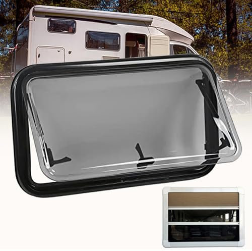Finestra pieghevole a cassetta per camper con tende oscuranti e zanzariere per una maggiore ventilazione e privacy in camper e camper