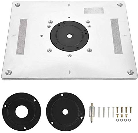 Multi-fonctionnelle routeur aluminium Table Insert Plaque Trimmer Machine de gravure Banc du bois Routeur Promotion Plate,Équipement Performant