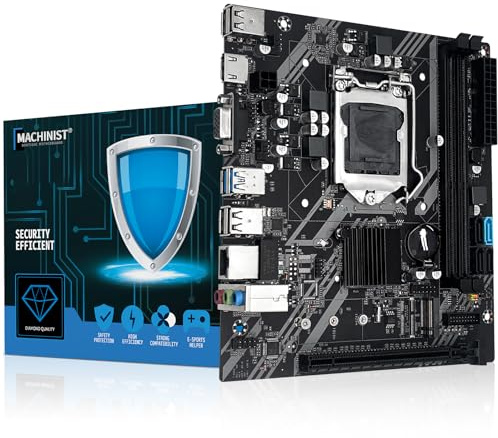 MACHINIST Scheda madre B75 LGA 1155, supporta processori Intel 2a/3a generazione, Core i3, i5, i7/Xeon E3 serie 12xx (V2), slot DDR3, PCIe X16, NGFF M.2, SATA 6Gb/s, USB 3.0, scheda madre desktop per