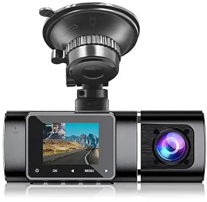 Micmetago Dashcam Auto, leise Autokamera vorne mit Parküberwachung, kompakte Dashcam ohne Kabel für Frauen und Familien, einfache Bedienung und klare Aufnahmen
