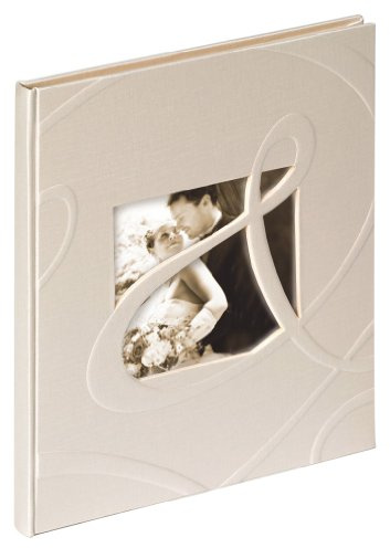 Walther GB-122 Livre d'or Ti Amo, 23 x 25 cm, Avec découpe Pour la Conception personnelle, Blanc