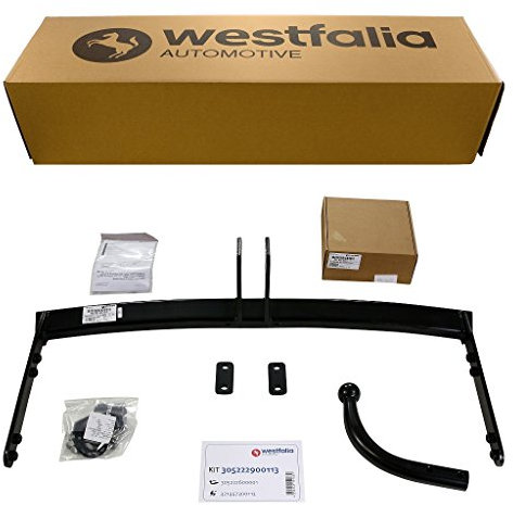 Westfalia Starre Anhängerkupplung für VW Golf 4 Variant & Bora Variant (BJ 05/1999-06/2006) – Im Set mit 13-poligem fahrzeugspezifischem Westfalia Elektrosatz