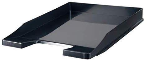 HAN Briefablage JUNIOR, 5 STÜCK, Dokumentenablage, Briefkorb, Briefhalter, Organizer Büro, Papierablage, bis Format DIN A4/C4, 1025-13, schwarz