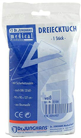 Dr. Junghans Medical DREIECKTUCH rohweiß 90x90x127 31100 1 St