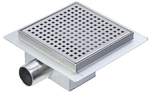 150mm Stainless Steel Square Wetroom Drainage System - Shower Drain by Wet Room Shower Drains