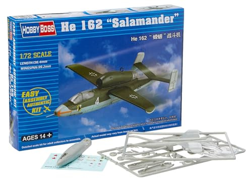 Hobby Boss 80239 Modellbausatz He162 'Salamander', Mittel
