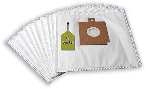 Bolsa para aspiradora Adecuada para FIF KS 1202. 1204 | 10 Bolsas de Polvo + 2 microfiltros | Compatible con Swirl Y204