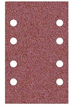 MioTools Fox Klett-Schleifblätter, 133 x 80 mm, 8-Loch, f. Schwingschleifer, Normalkorund (50 Stk.) K100