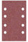 MioTools Fox Klett-Schleifblätter, 133 x 80 mm, 8-Loch, f. Schwingschleifer, Normalkorund (50 Stk.) K100