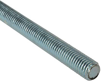 Threaded Rods Zinc Plated M6 x 1m Single