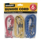 Edwards Bungee Cords Pack of 6 in Different Sizes
