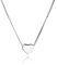 SLUYNZ Halskette mit echtem 925er Sterlingsilber-Liebesherz-Anhänger für Damen schlanke Herz-Tennis-Halskette (0.7cm Heart-Silver)