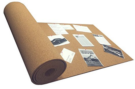 Pinnwand, Kork-Rolle, 2 m x 500 mm, 8 mm dick