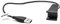 vhbw Câble USB Compatible avec Fitbit Ace, Alta smartwatch, Montre de Fitness - Station de Charge, Noir, 25 cm
