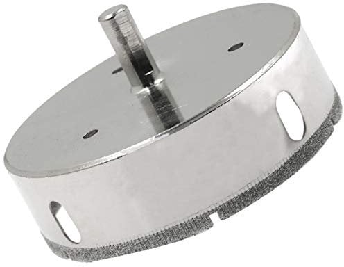 PHITUODA 4 Inch / 100mm Diamond Drill Bits, Large Diamond Hole Saw Hollow Core Drill Bits for Glass Ceramic Porcelain Tiles Marble Granite Quartz